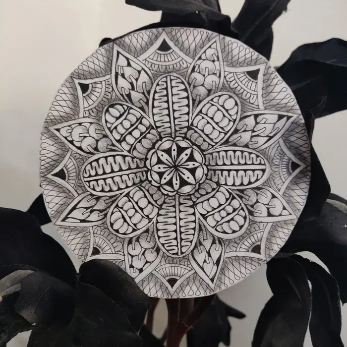 Zendalas Zentangle artwork by Rashim Bhargava CZT