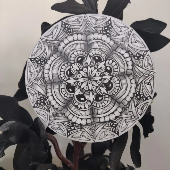 Zendalas Zentangle artwork by Rashim Bhargava CZT